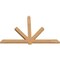 Ekena Millwork Kennewick Timber Gable Bracket, Western Red Cedar, 96"W x 64"H x 3 1/2"D x 5 1/2"F, 16/12 Pitch GBW096X64X0406KEN00SWR - alternate 4
